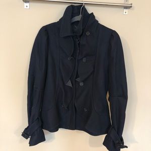 BCBG MaxAzria wool navy blue Winter Coat